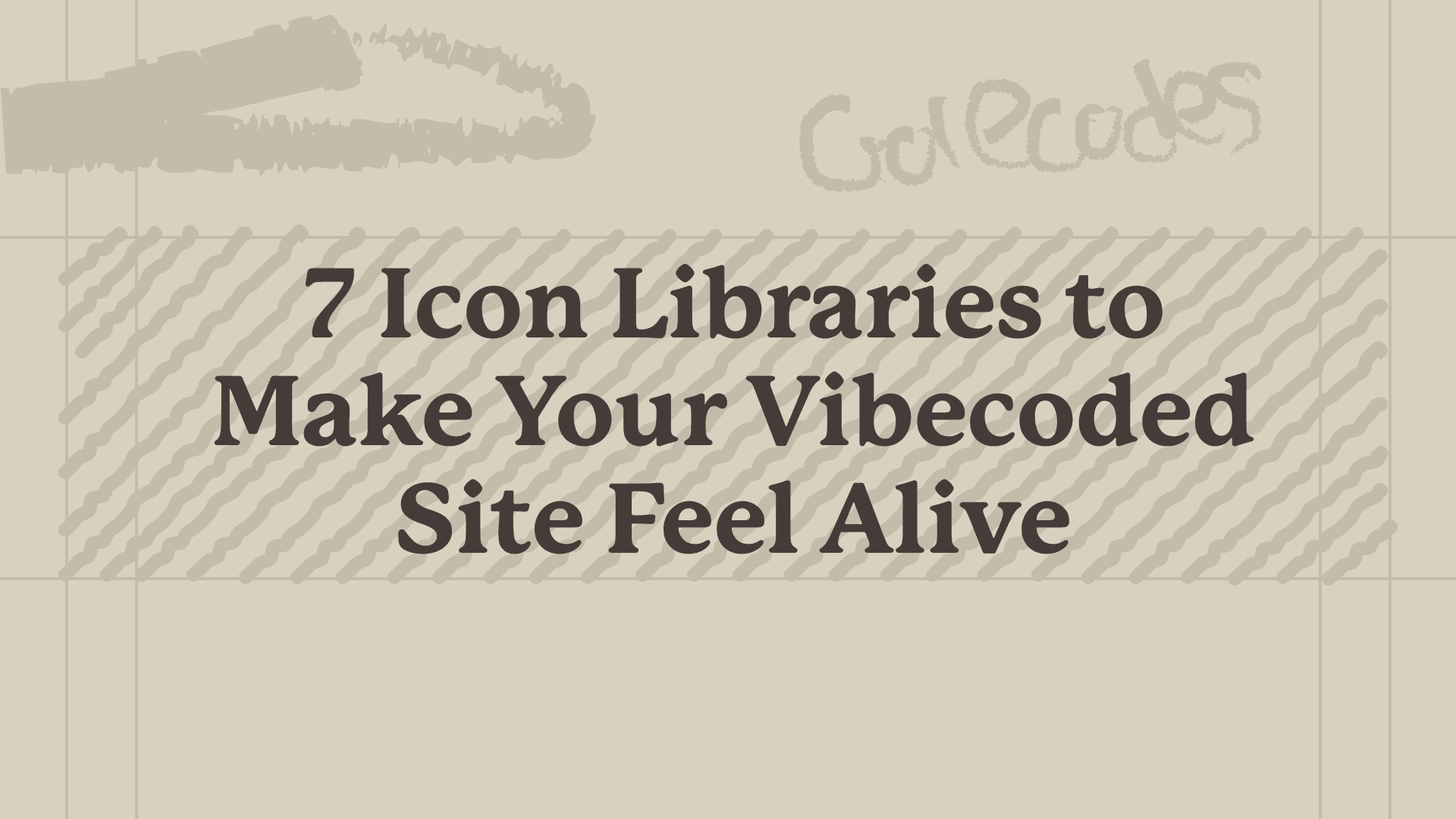 7 Icon Libraries to Make Your Vibecoded Site Feel Alive