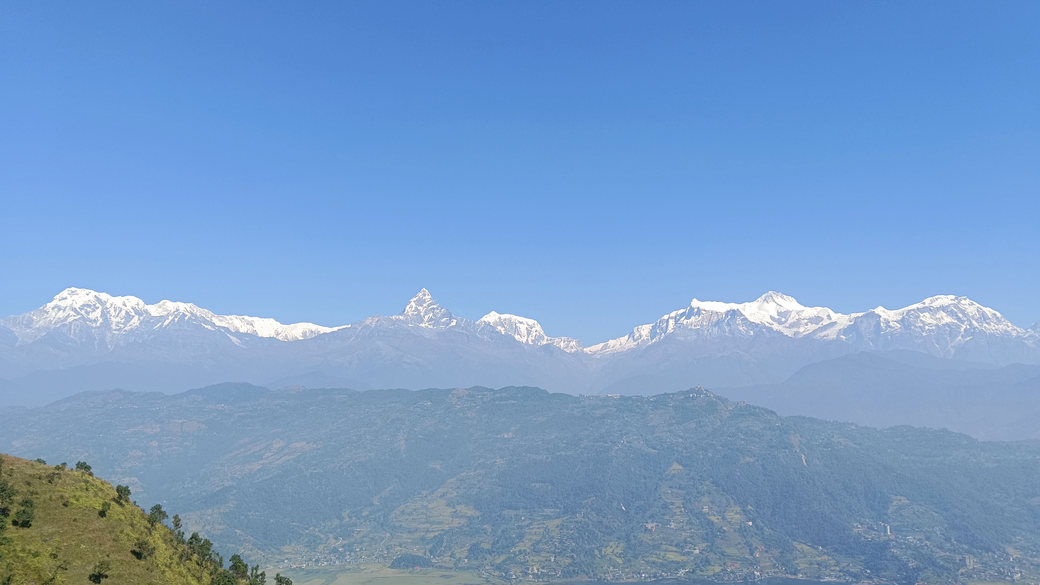 Mountain view from Pokhara (Annapurna Range)